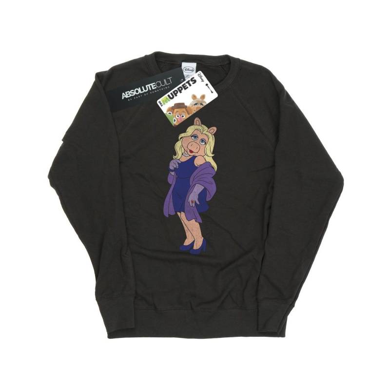 The Muppets Classic Miss Piggy Sweatshirt Damen Taubengrau L von Disney