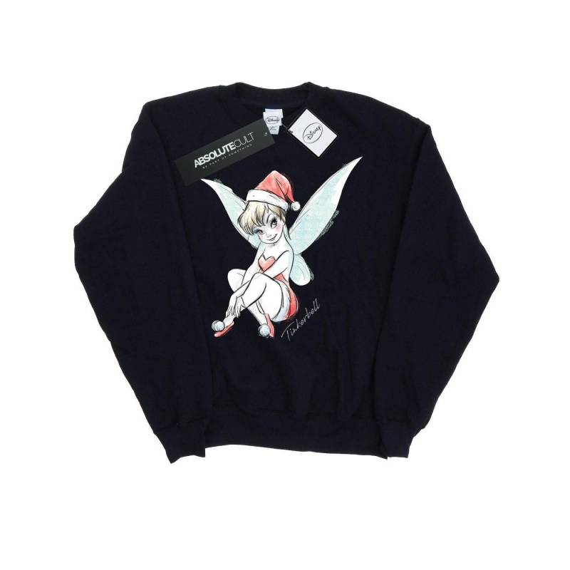 Tinkerbell Christmas Fairy Sweatshirt Unisex Marine 140/146 von Disney