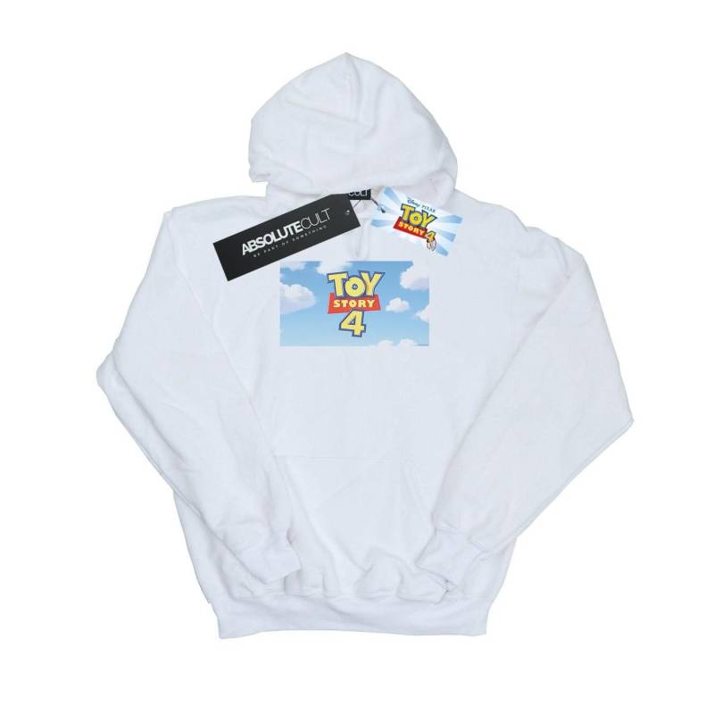 Toy Story 4 Cloud Logo Kapuzenpullover Damen Weiss L von Disney