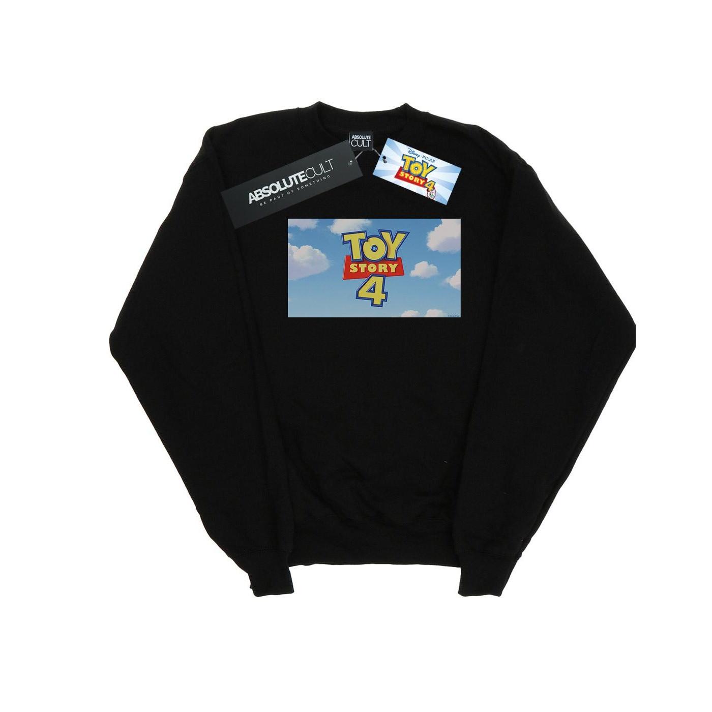 Toy Story 4 Cloud Logo Sweatshirt Unisex Schwarz 128 von Disney