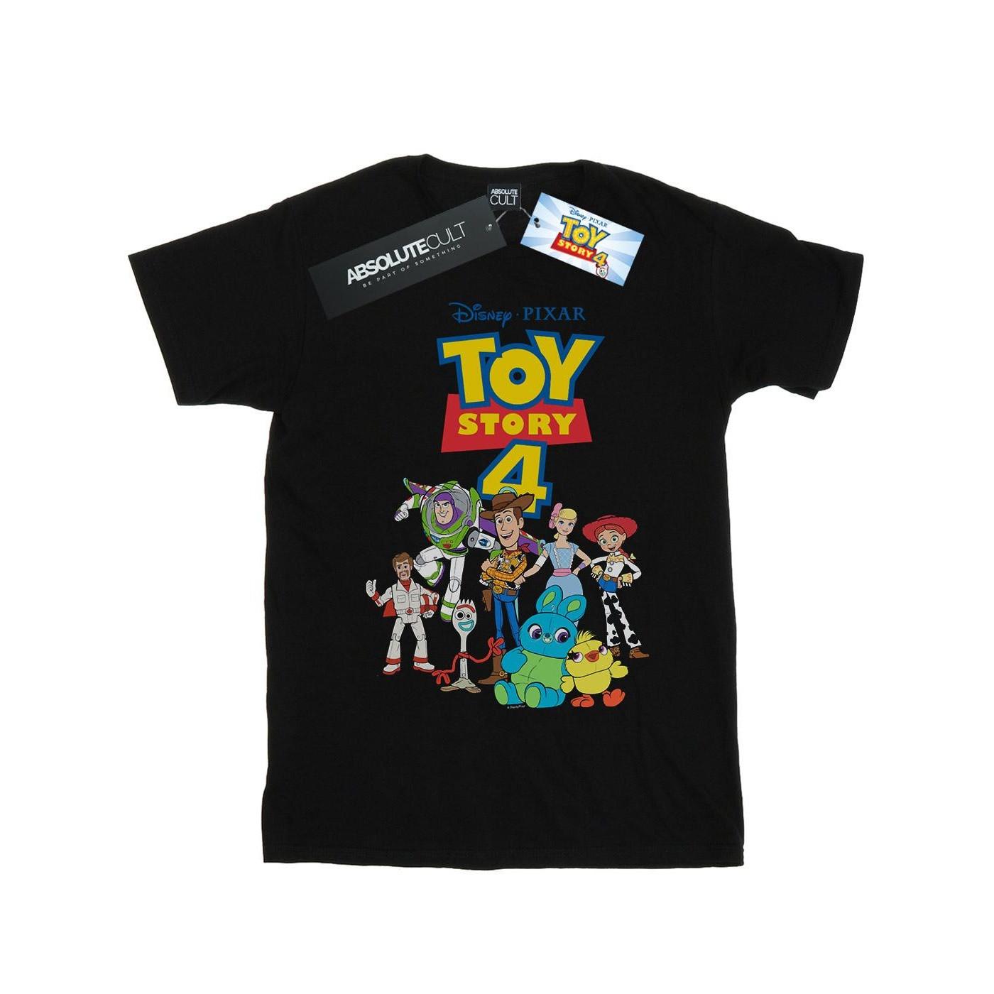 Toy Story 4 Crew Tshirt Herren Schwarz 4XL von Disney