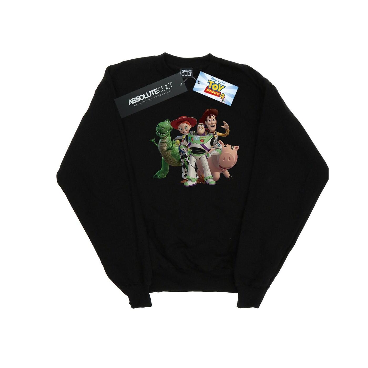 Toy Story 4 Group Sweatshirt Mädchen Schwarz 116 von Disney