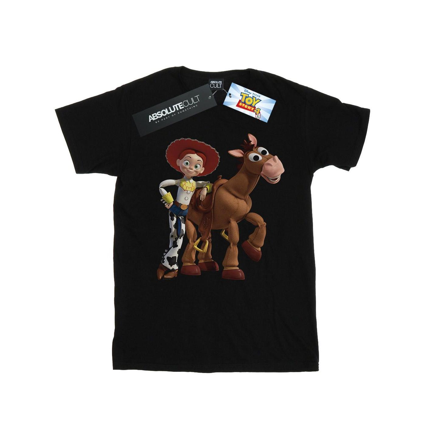 Toy Story 4 Jessie And Bullseye Tshirt Herren Schwarz 3XL von Disney