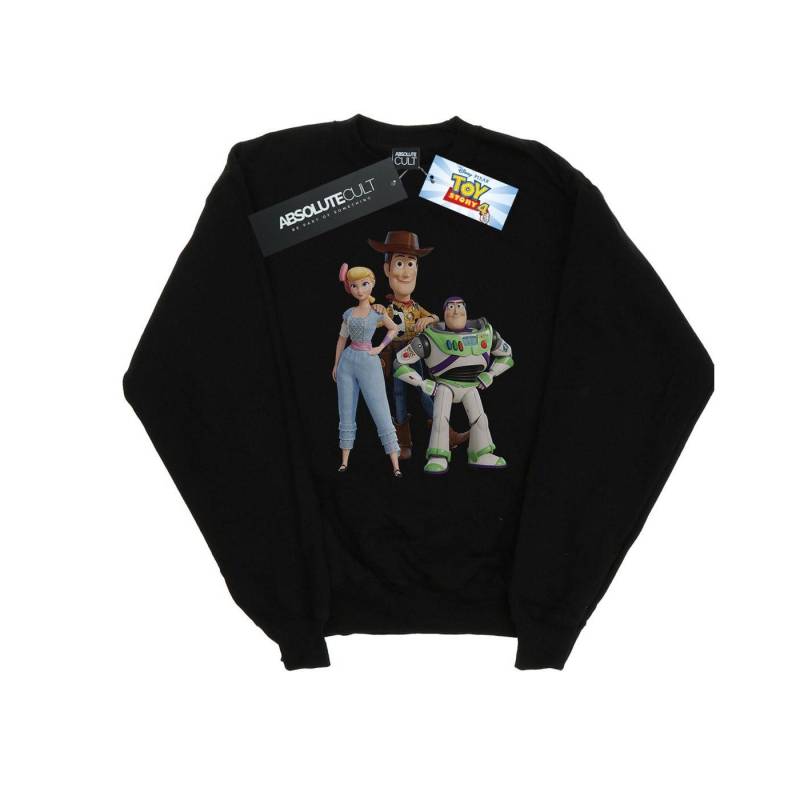 Toy Story 4 Woody Buzz And Bo Peep Sweatshirt Jungen Schwarz 128 von Disney