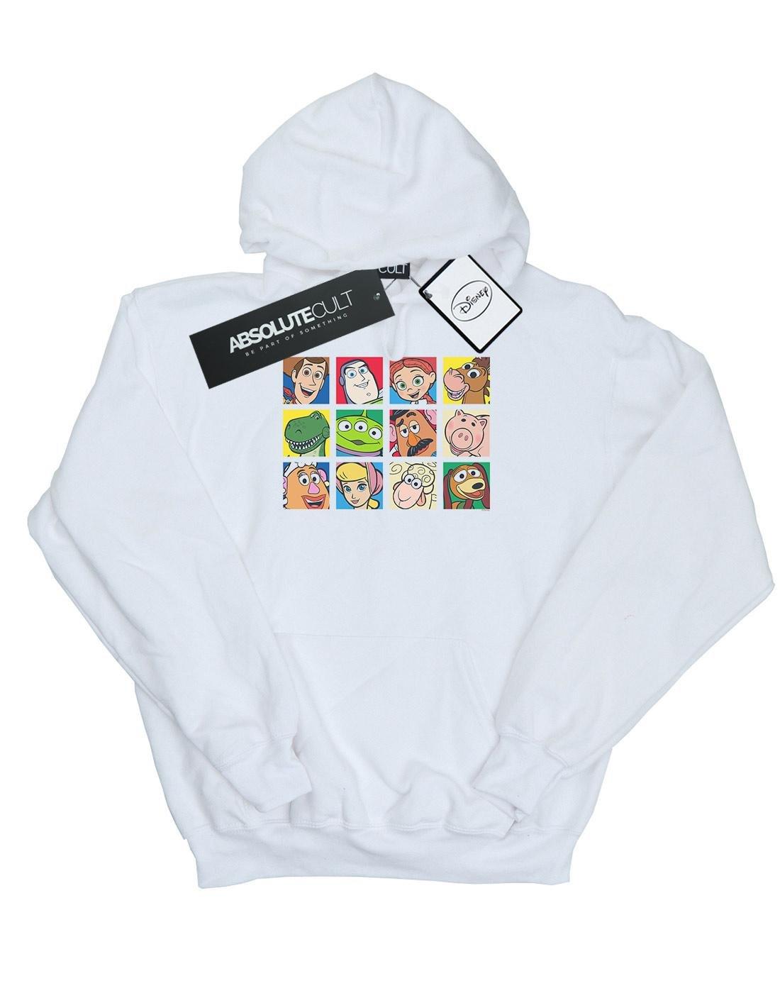 Toy Story Character Squares Kapuzenpullover Damen Weiss XL von Disney