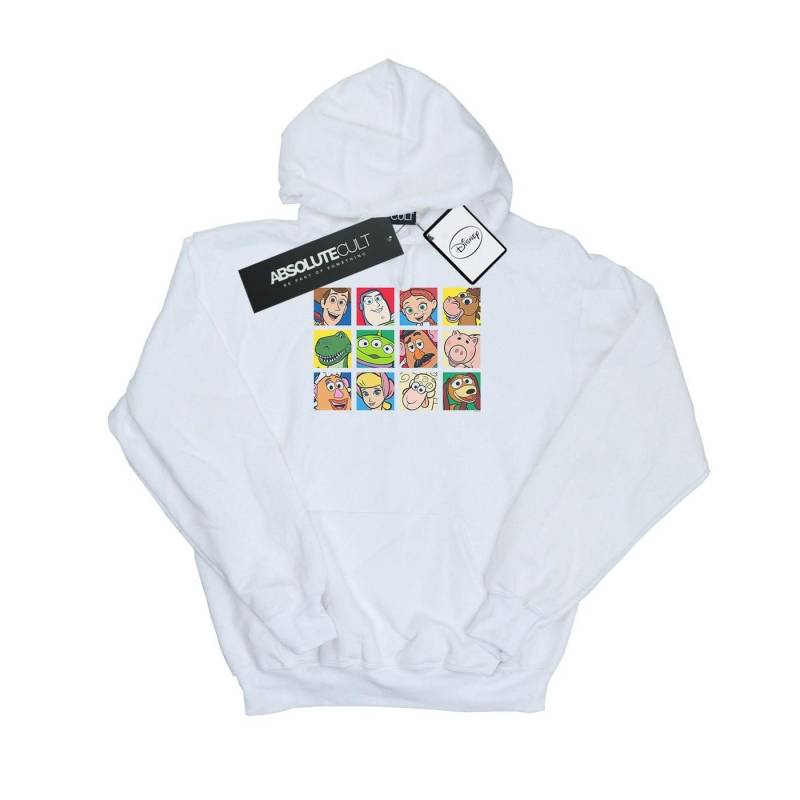 Toy Story Character Squares Kapuzenpullover Damen Weiss XXL von Disney