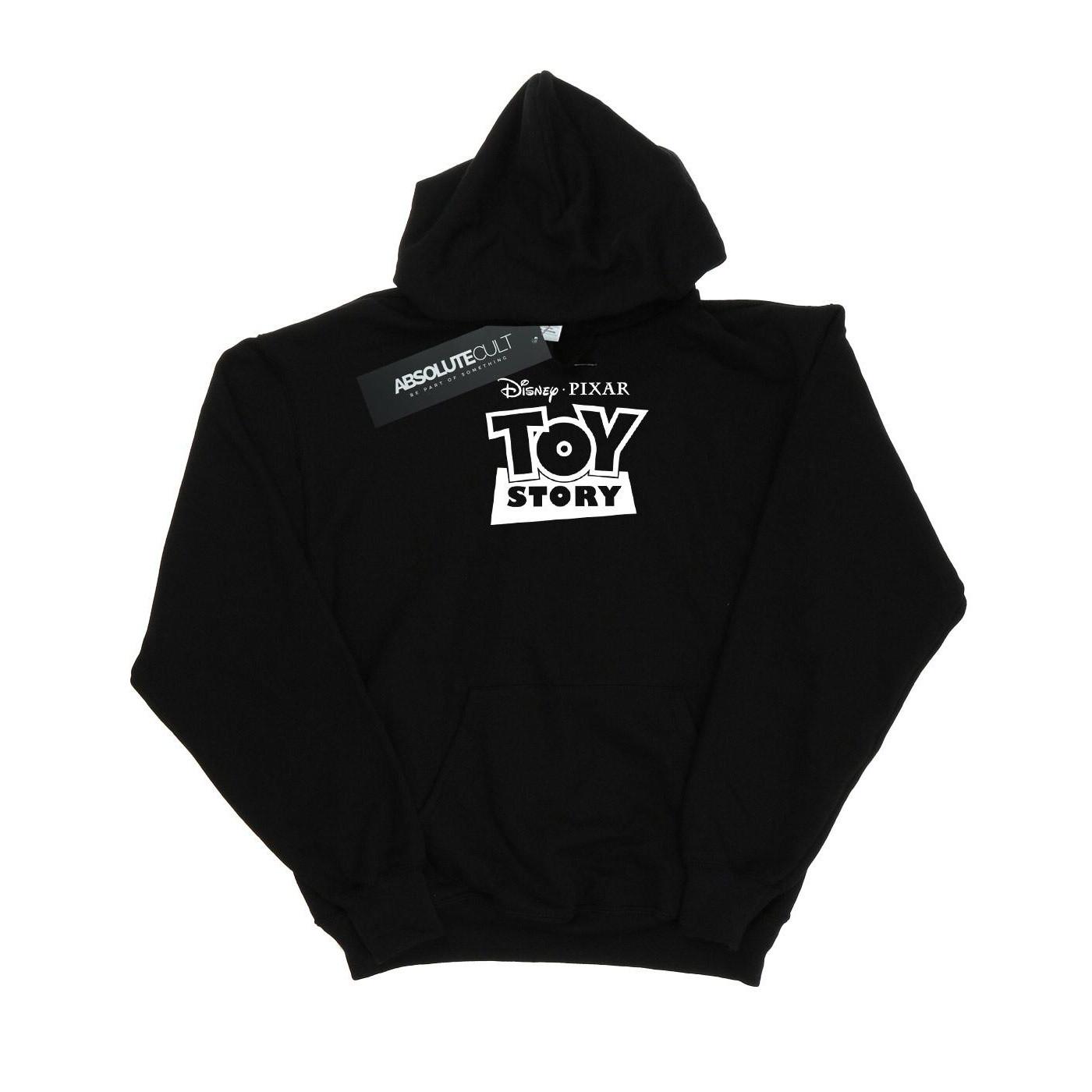 Toy Story Logo Outline Kapuzenpullover Damen Schwarz M von Disney