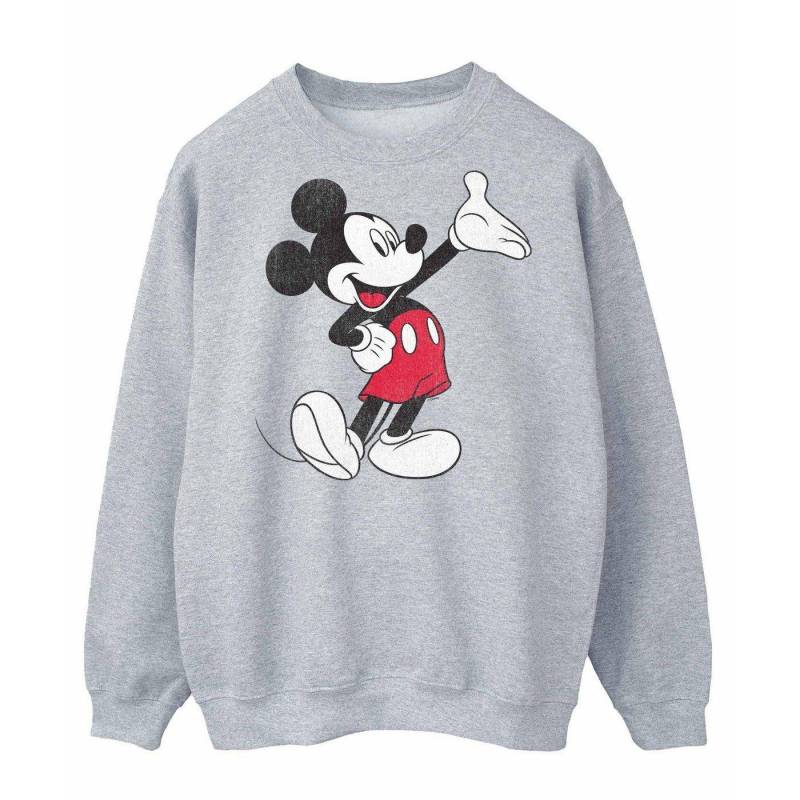 Traditional Wave Sweatshirt Herren Grau L von Disney