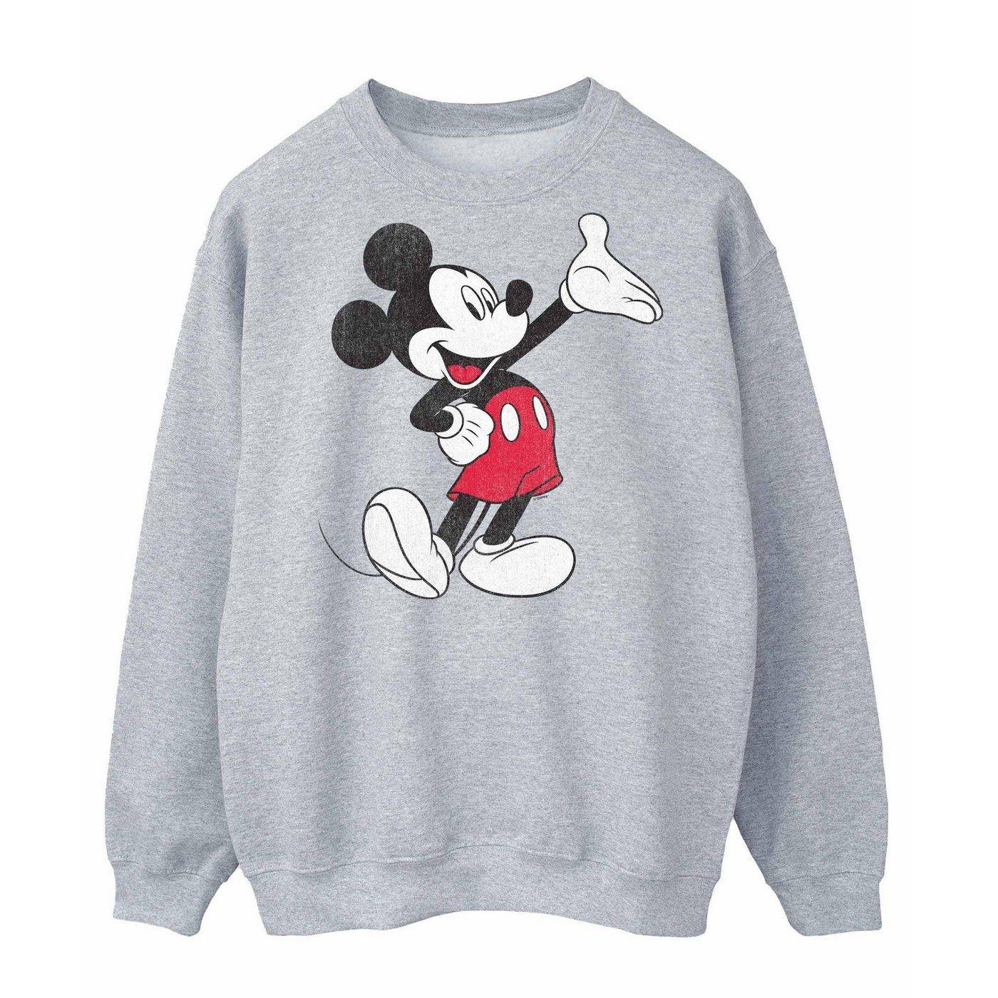 Traditional Wave Sweatshirt Herren Grau XXL von Disney