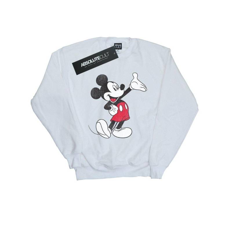 Traditional Wave Sweatshirt Herren Weiss M von Disney