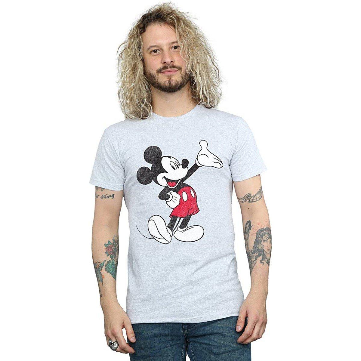 Traditional Wave Tshirt Herren Grau 3XL von Disney