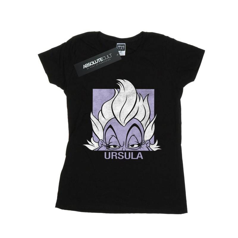 Usrsula Cropped Head Tshirt Damen Schwarz M von Disney