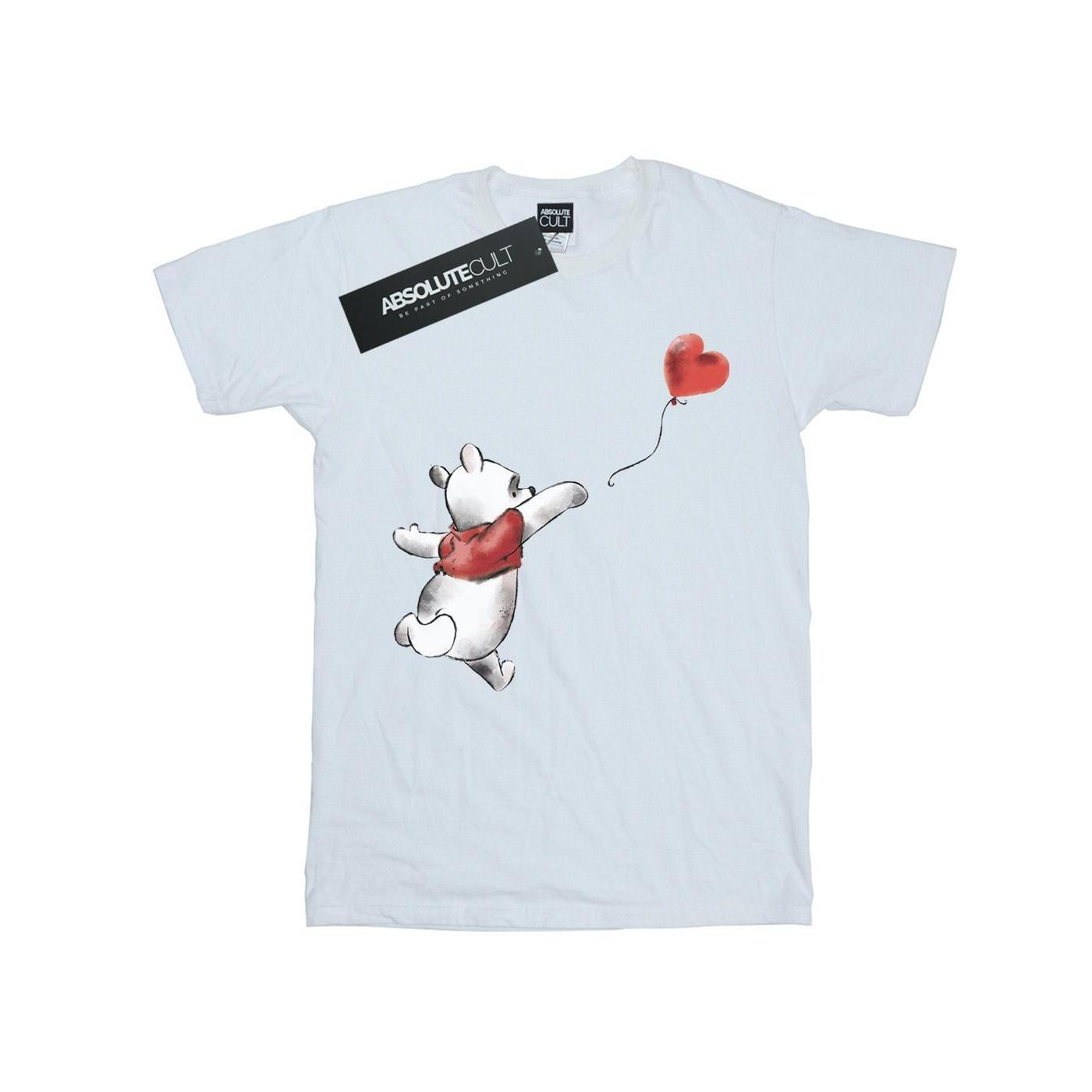 Winnie The Pooh Balloon Tshirt Mädchen Weiss 116 von Disney