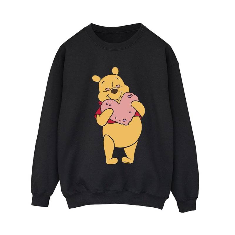 Winnie The Pooh Heart Eyes Sweatshirt Damen Schwarz M von Disney