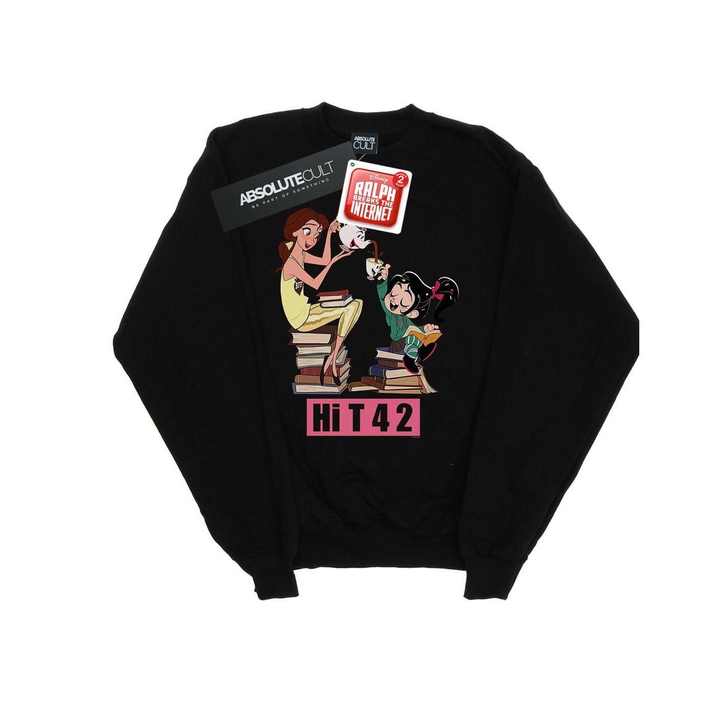 Wreck It Ralph Belle And Vanellope Sweatshirt Unisex Schwarz 116 von Disney