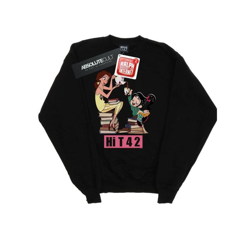 Wreck It Ralph Belle And Vanellope Sweatshirt Unisex Schwarz 116 von Disney