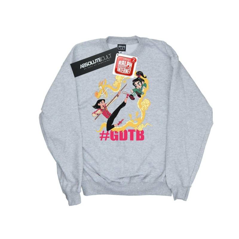 Wreck It Ralph Mulan And Vanellope Sweatshirt Damen Grau S von Disney