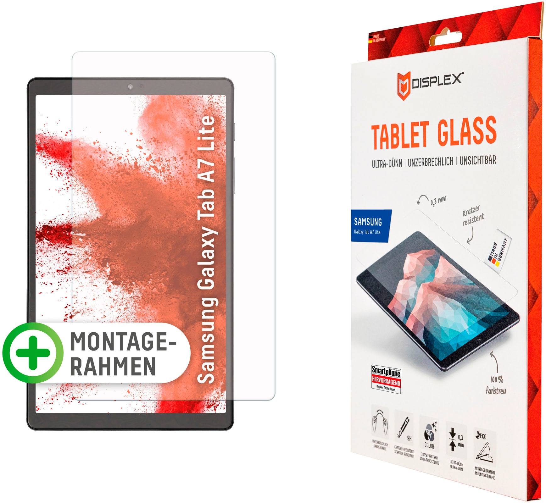 Displex Displayschutzfolie »Tablet Glass Samsung Galaxy Tab A7 Lite«, für Samsung Galaxy Tab A7 Lite von Displex