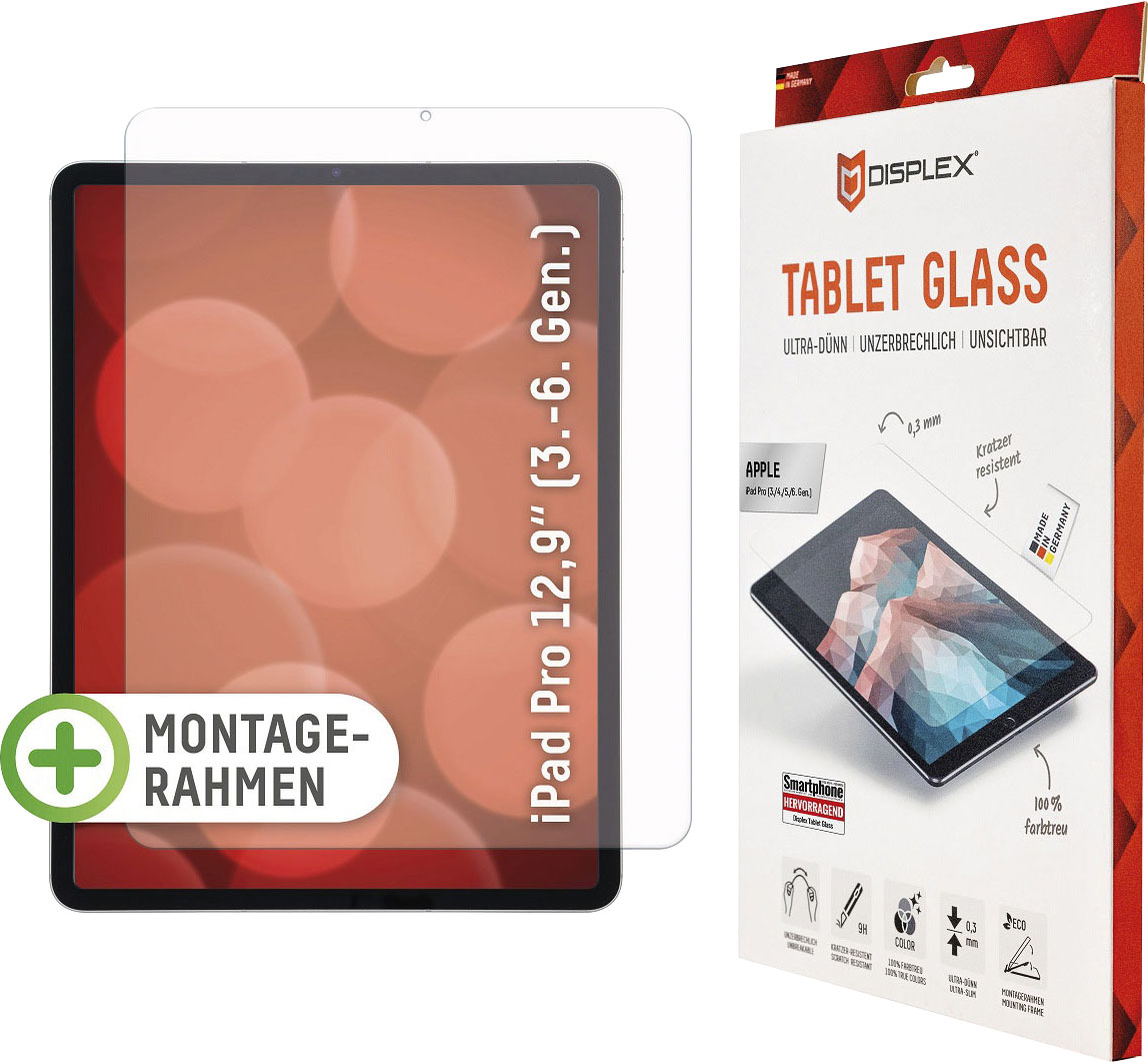 Displex Displayschutzfolie »Tablet Glass iPad Pro 12,9" (3/4/5 Gen.)«, für iPad Pro 12,9" (3/4/5/6 Gen.) von Displex