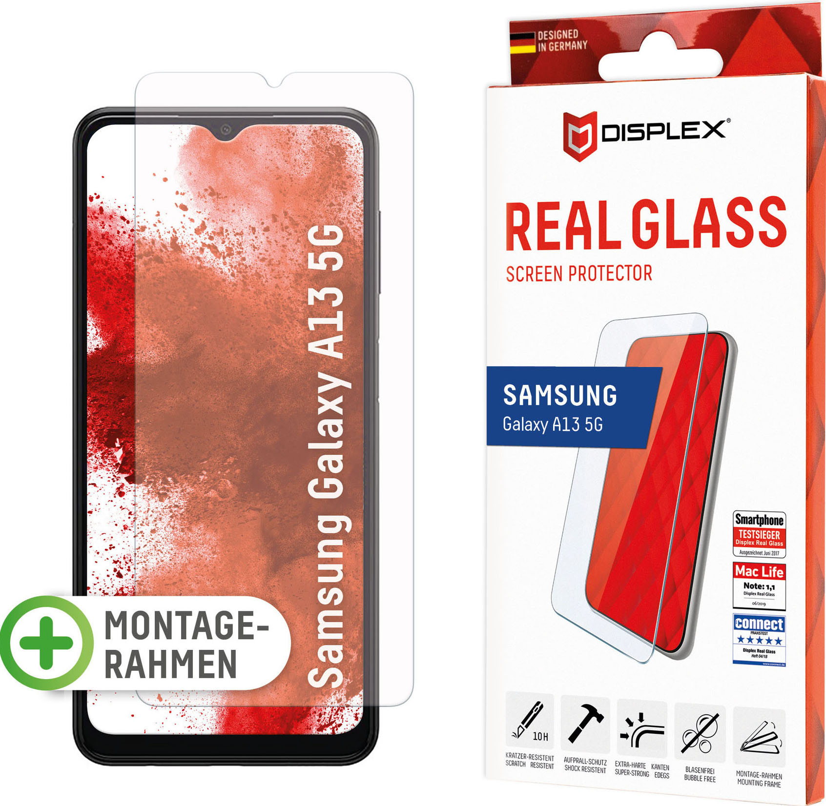 Displex Displayschutzglas »Real Glass für Samsung Galaxy A13 5G«, (1 St.) von Displex