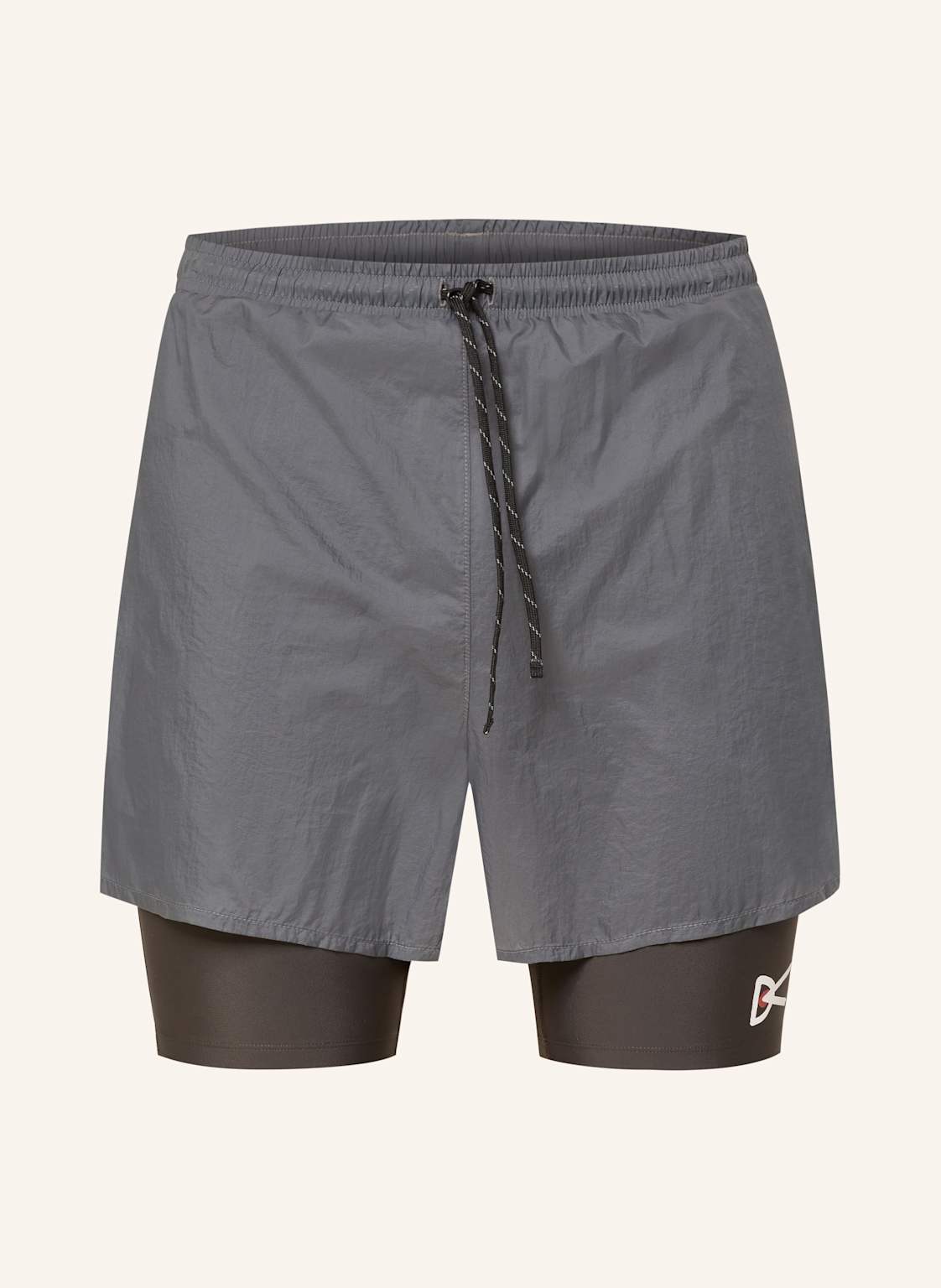 District Vision 2-In-1-Laufshorts grau District Vision 2-In-1-Laufshorts grau von District Vision