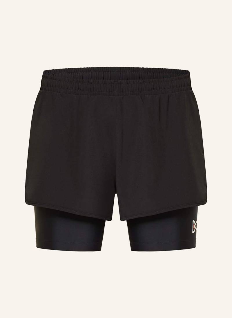 District Vision 2-in1-Laufshorts Trail schwarz von District Vision