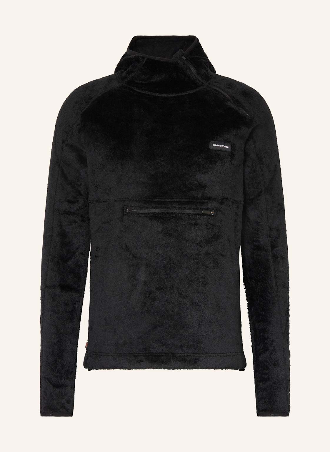 District Vision Fleece-Troyer schwarz von District Vision