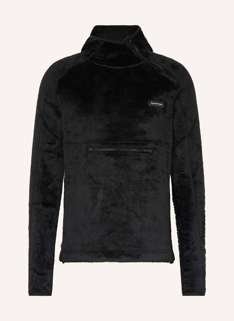 District Vision Fleece-Troyer schwarz von District Vision