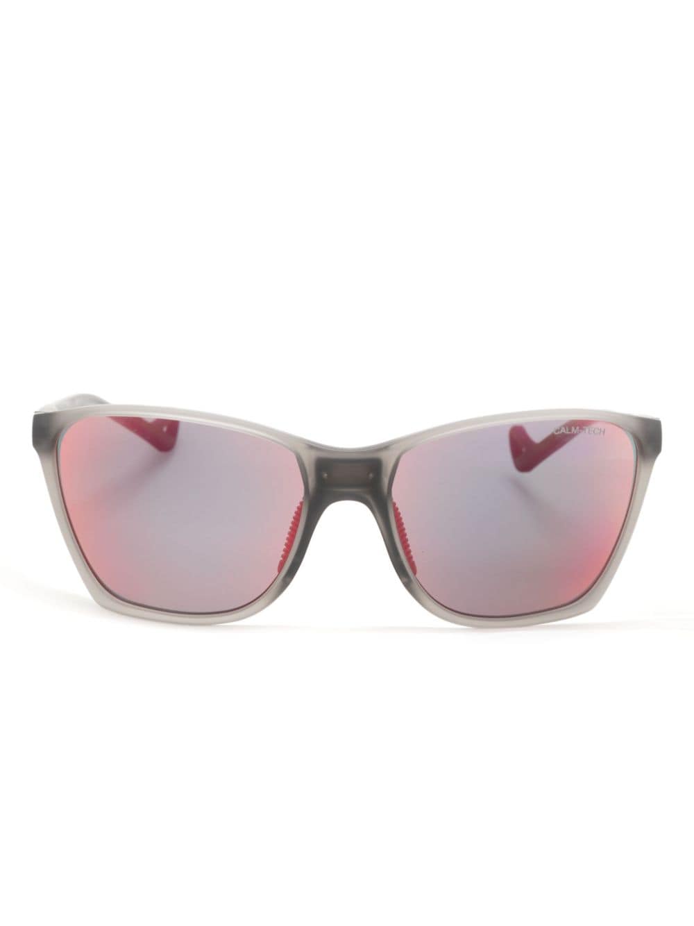 District Vision Keiichi Clam wayfarer-frame sunglasses - Red von District Vision