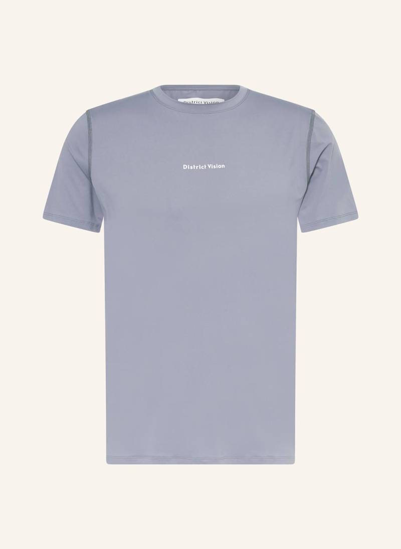 District Vision Laufshirt blau von District Vision