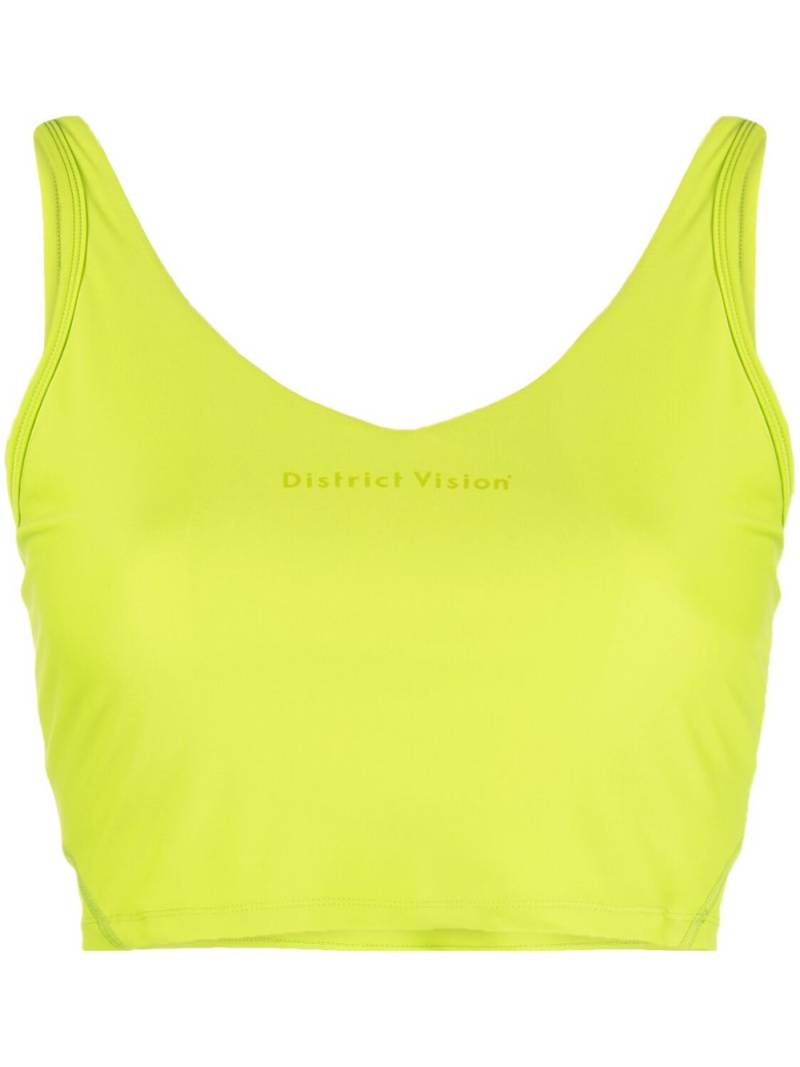 District Vision Light Support sports bra - Green von District Vision