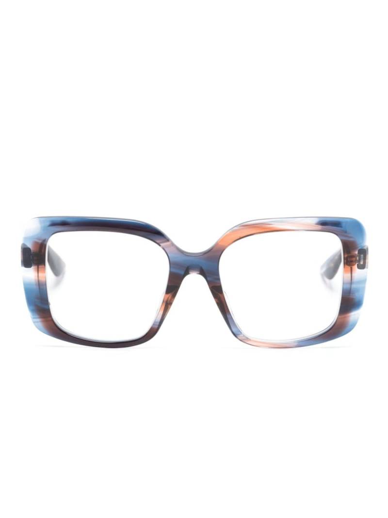 Dita Eyewear Adabrah oversize-frame glasses - Brown von Dita Eyewear