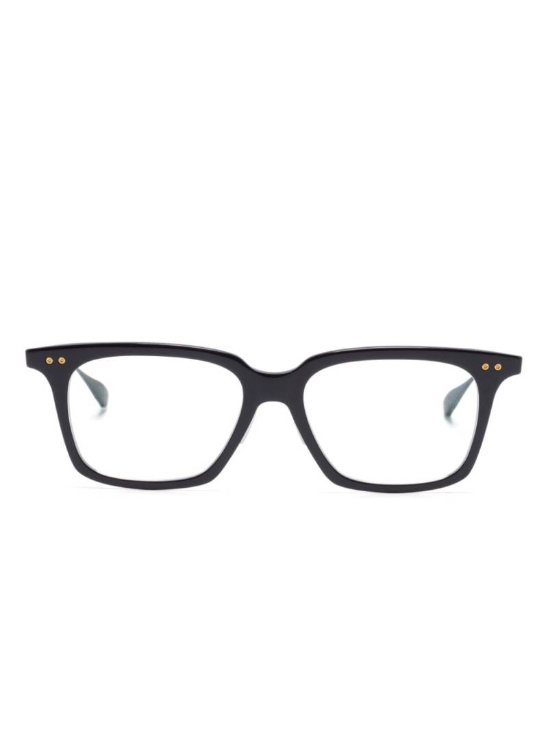 Dita Eyewear Arinu rectangle-frame glasses - Black von Dita Eyewear