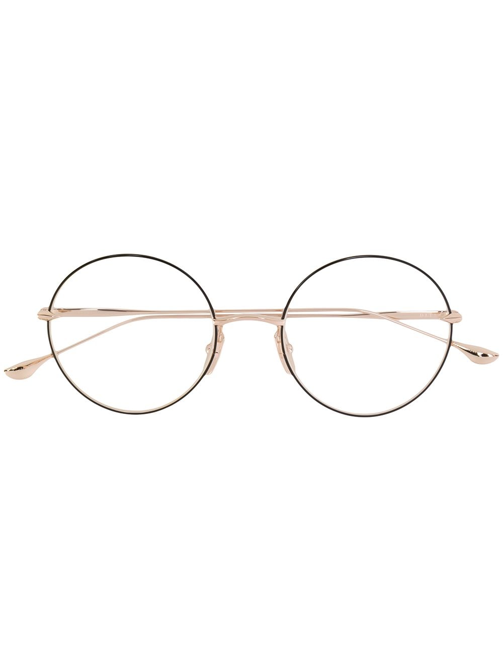 Dita Eyewear Believer round glasses - Metallic von Dita Eyewear