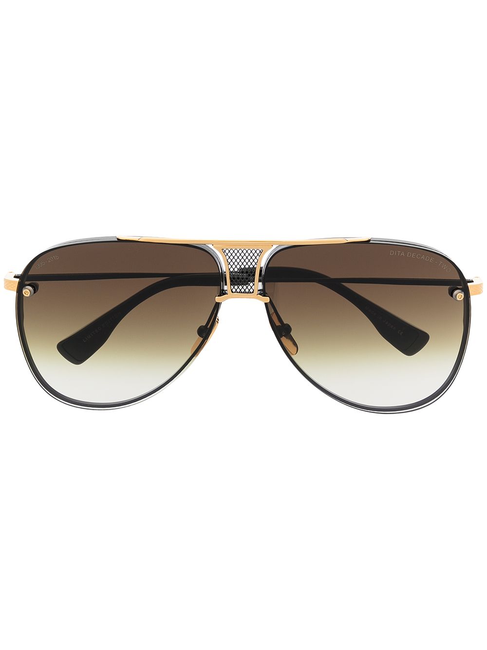 Dita Eyewear Decade-Two pilot-frame sunglasses - Black von Dita Eyewear