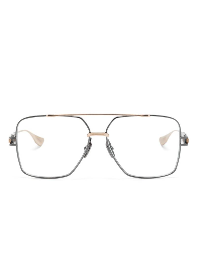 Dita Eyewear Grand Emperik square-frame glasses - Black von Dita Eyewear