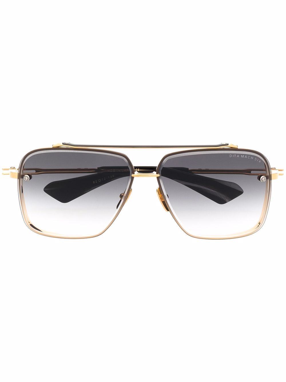 Dita Eyewear Mach 6 pilot sunglasses - Gold von Dita Eyewear