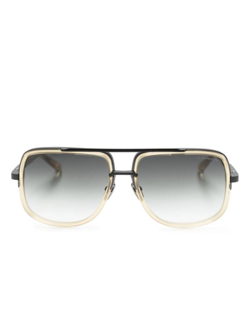 Dita Eyewear Mach-one pilot-frame sunglasses - Black von Dita Eyewear