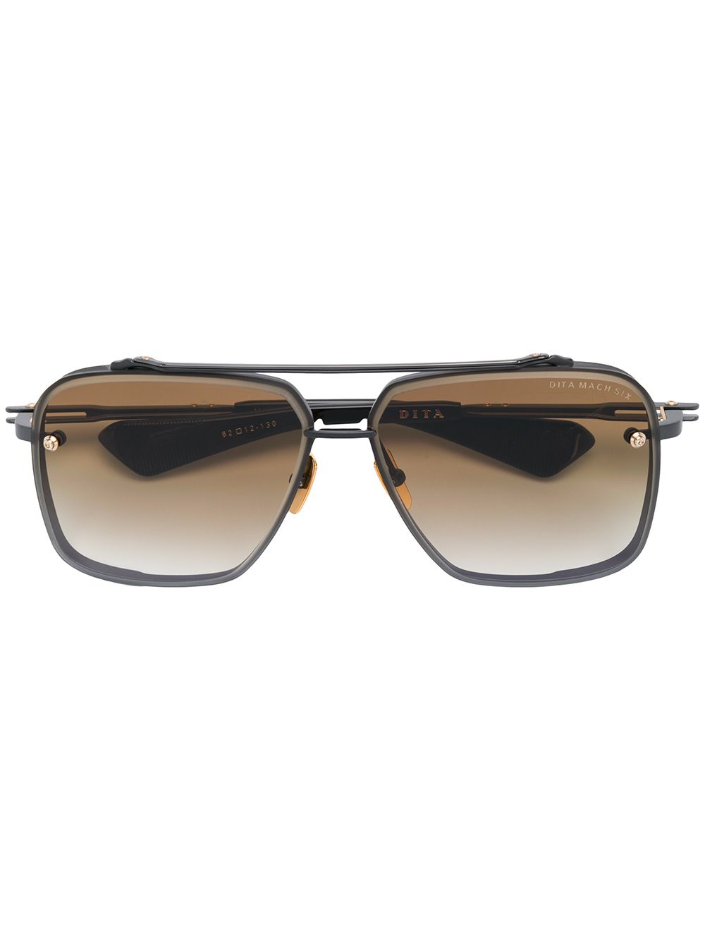 Dita Eyewear Mach six sunglasses - Black von Dita Eyewear