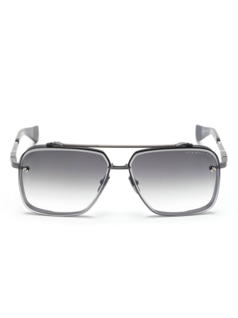 Dita Eyewear Match-Six pilot-frame sunglasses - Black von Dita Eyewear