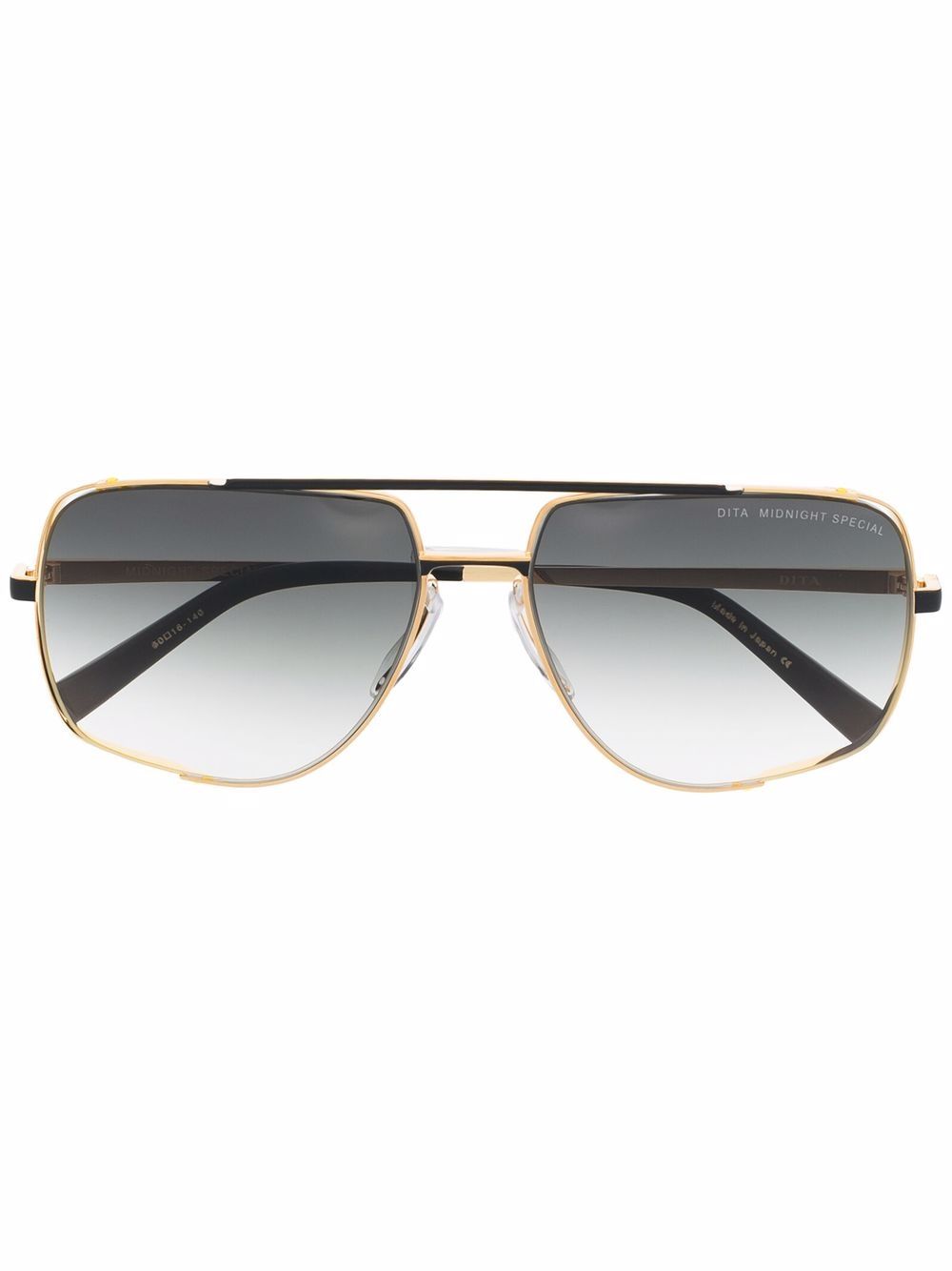 Dita Eyewear Midnight Special navigator-frame sunglasses - Gold von Dita Eyewear