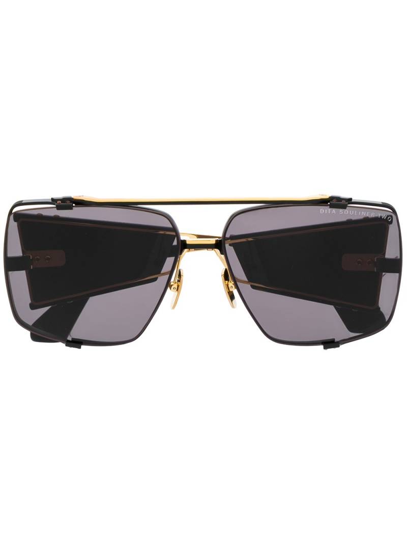 Dita Eyewear Souliner Two oversized sunglasses - Black von Dita Eyewear