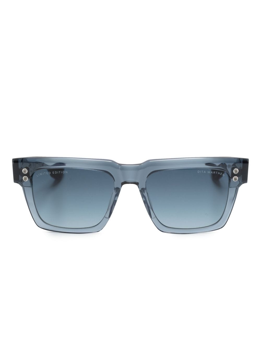 Dita Eyewear Warthen rectangle-frame sunglasses - Blue von Dita Eyewear
