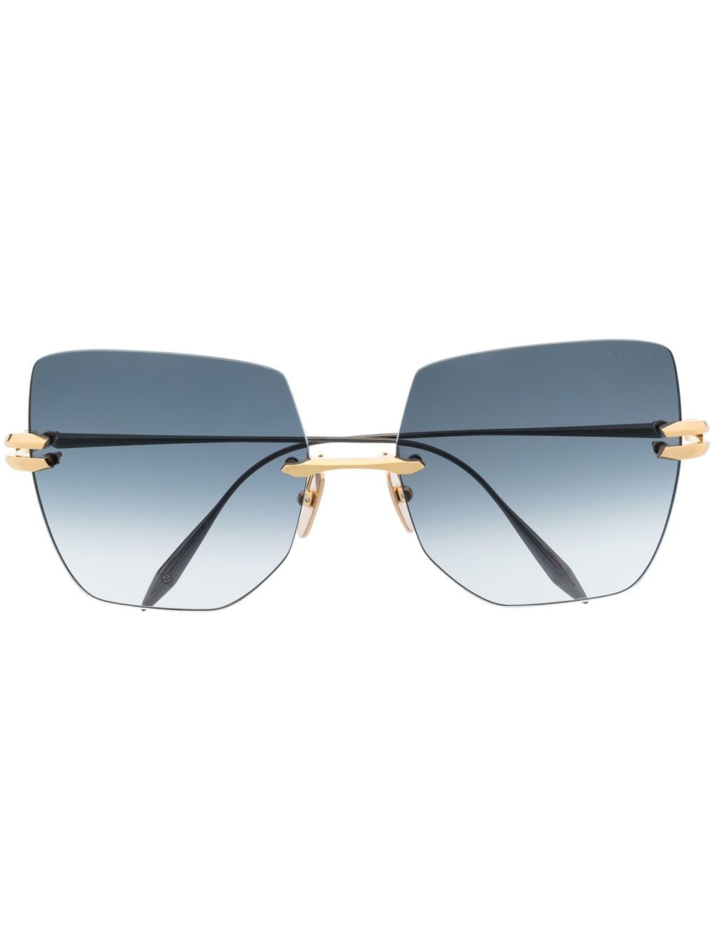 Dita Eyewear gradient butterfly-frame sunglasses - Black von Dita Eyewear