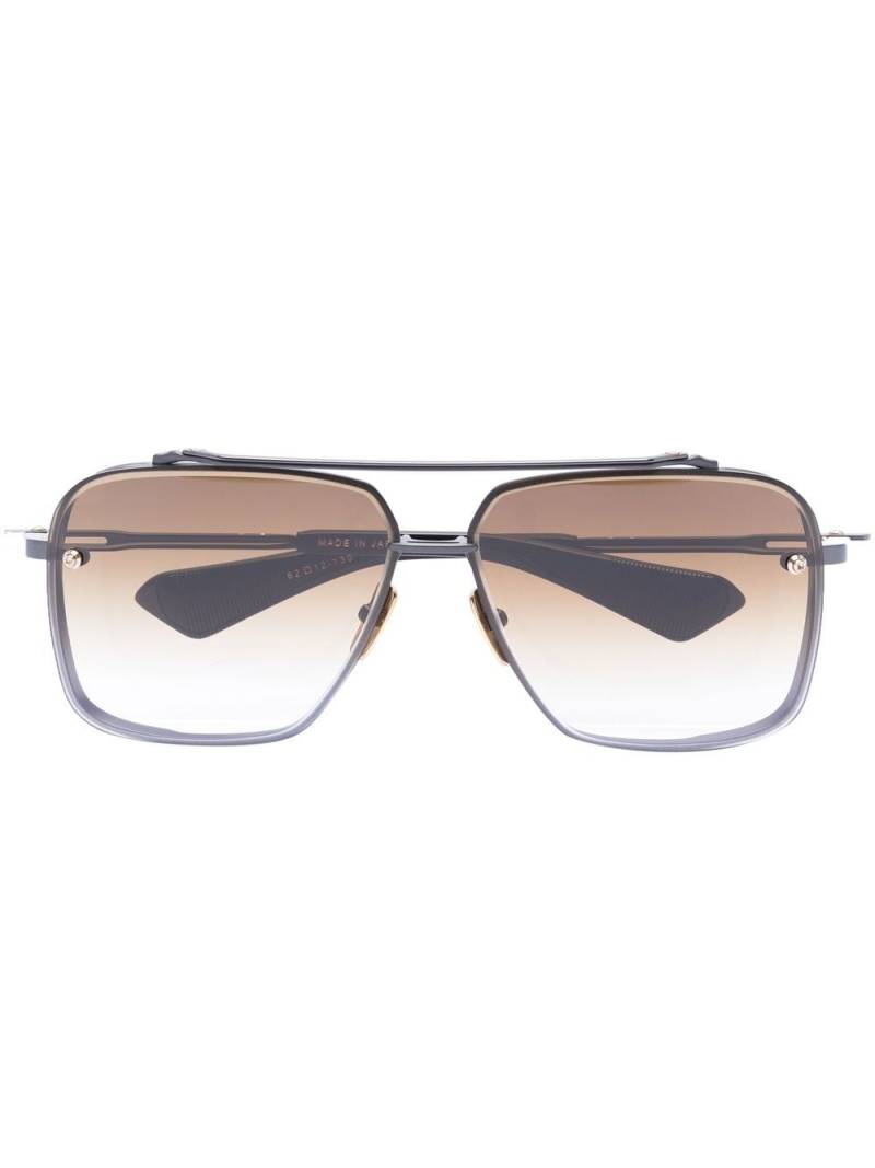 Dita Eyewear navigator frame sunglasses - Grey von Dita Eyewear