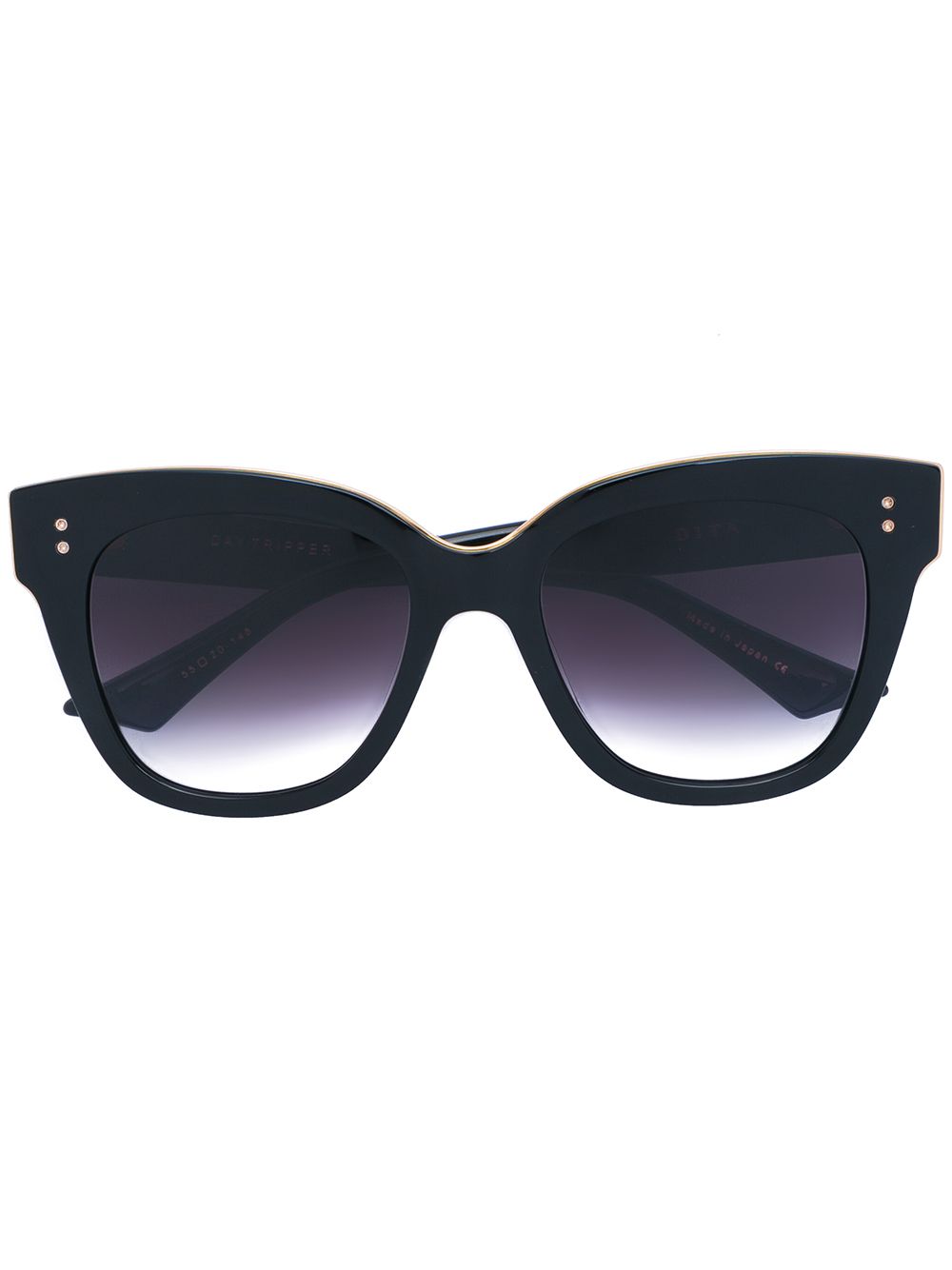 Dita Eyewear oversized sunglasses - Black von Dita Eyewear