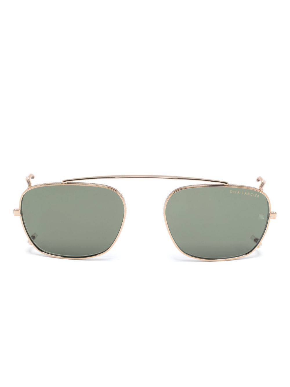 Dita Eyewear pilot-frame clip-on lenses - Gold von Dita Eyewear