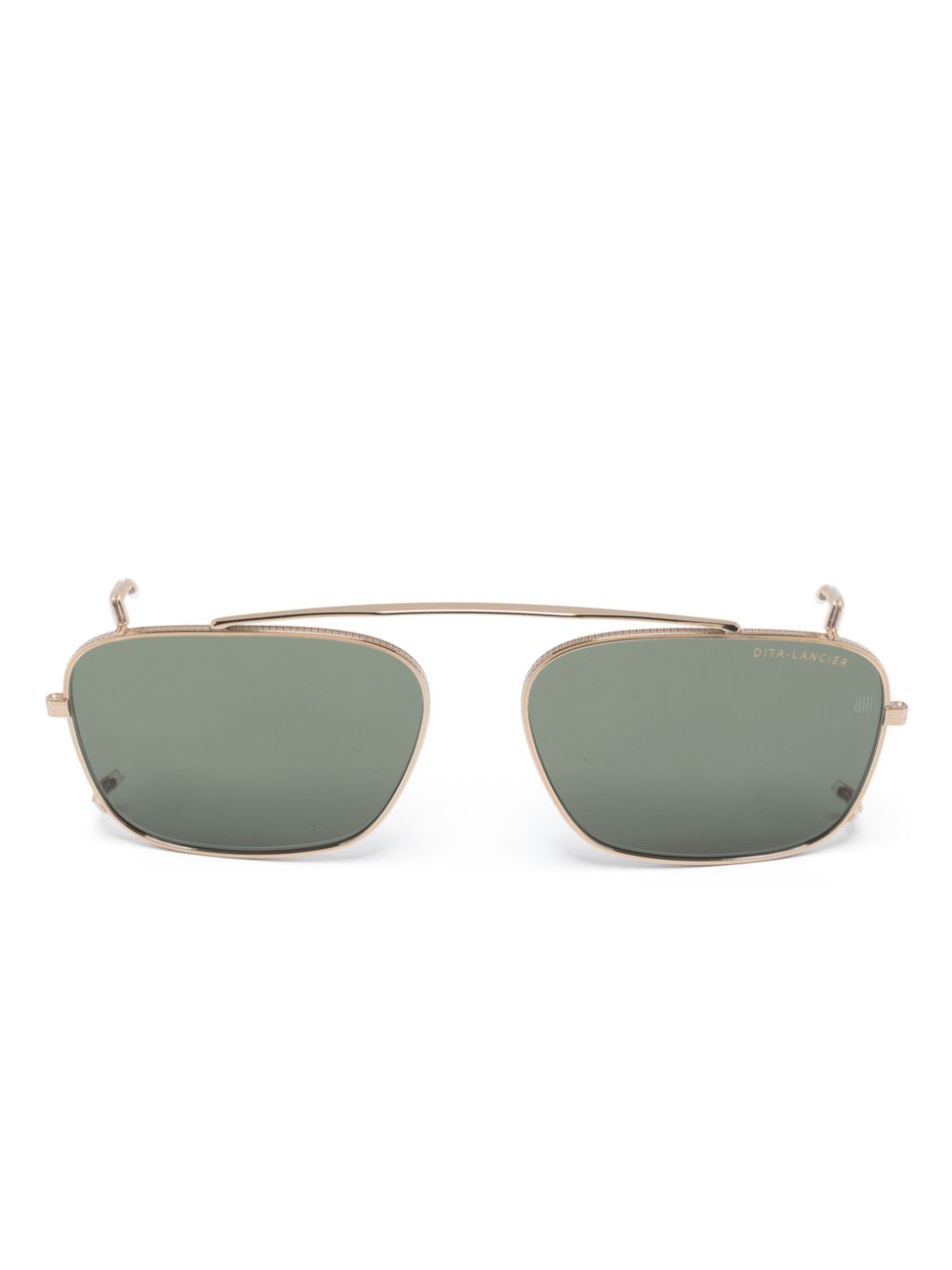 Dita Eyewear pilot-frame clip-on lenses - Gold von Dita Eyewear