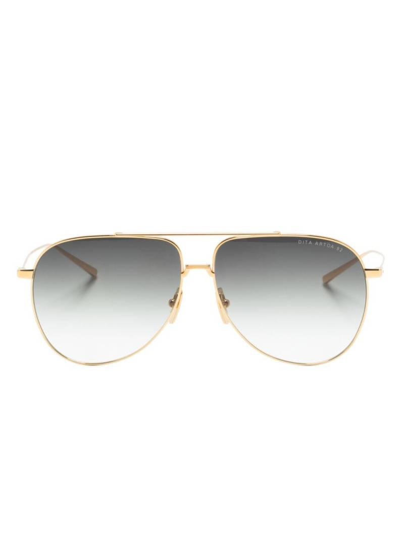 Dita Eyewear pilot-frame gradient sunglasses - Gold von Dita Eyewear