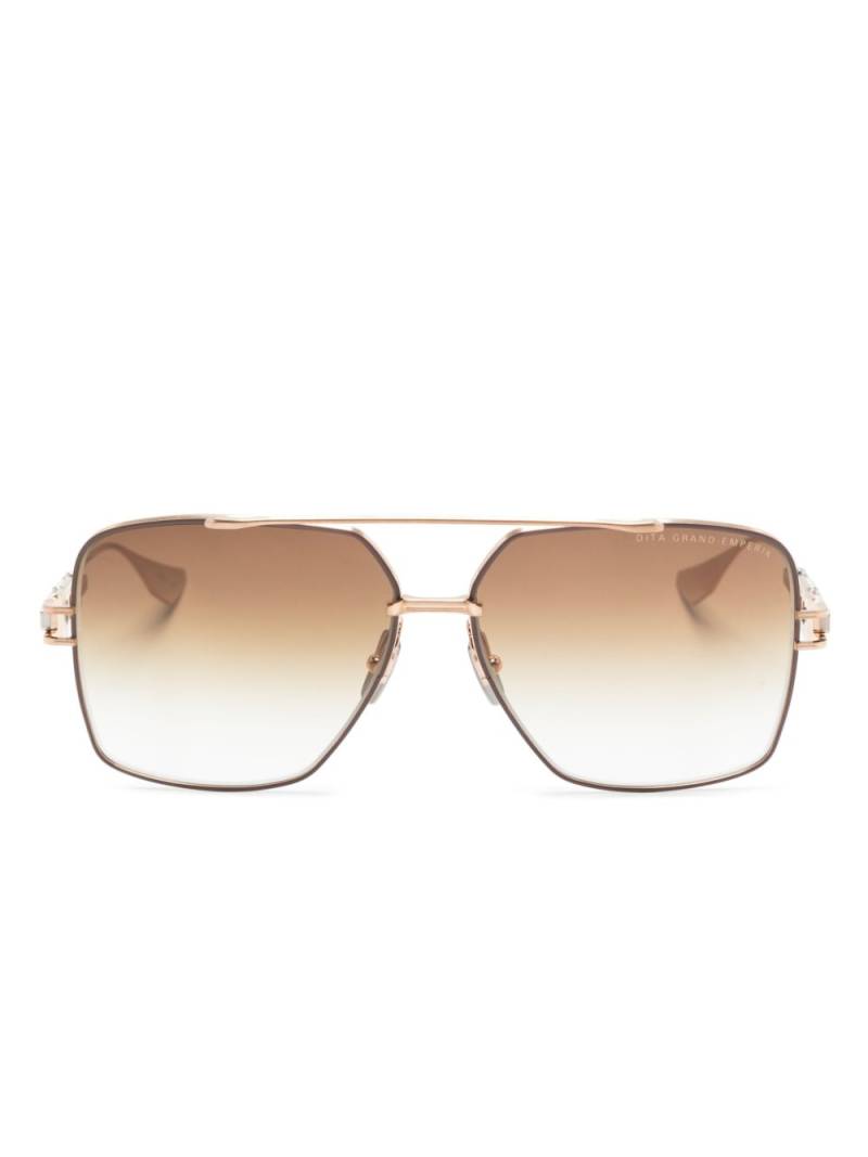 Dita Eyewear pilot-frame sunglasses - Gold von Dita Eyewear